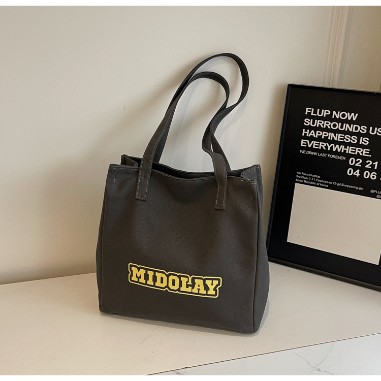 Large Capacity Canvas Tote Bag for Women - Versatile Work & Commuting Shoulder Bag for Students - Stylish 2025 Design