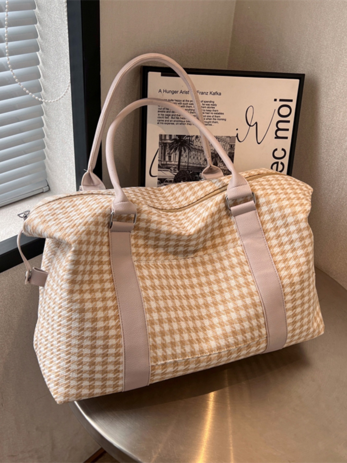 Large Capacity Rolling Travel Bag for Women - Portable Maternity Storage, Sports Fitness, & Versatile Luggage Solution