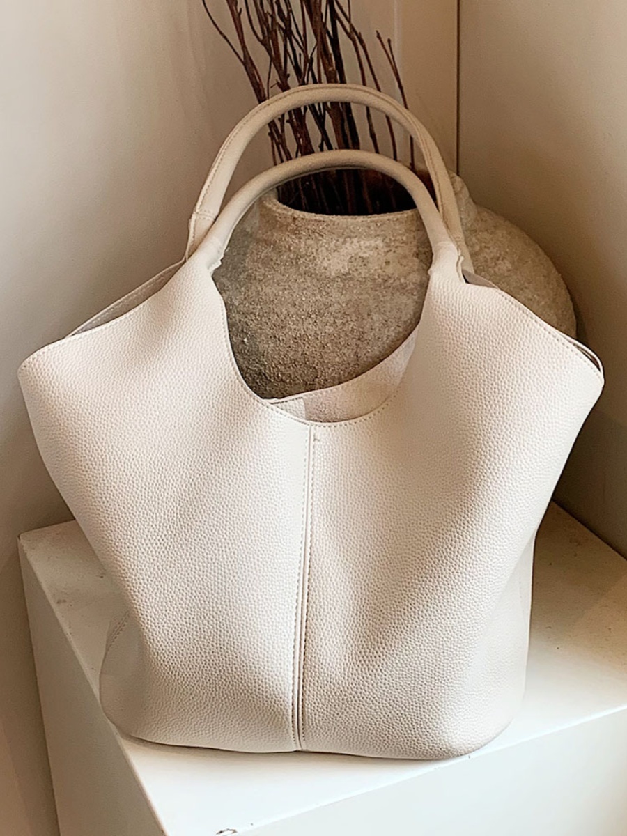 Large-Capacity Tote Bag for Women - 2025 Summer Korean Style Trendy Shoulder Bag for Work and Commuting