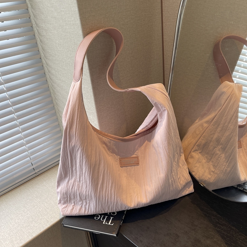 Large Capacity Women's Canvas Shoulder Tote Bag - Versatile Summer Commuting Bag for Students - Trendy Ins Style