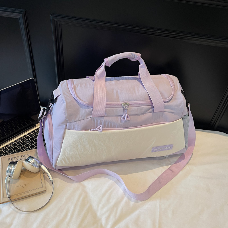 Large Capacity Women's Carry-On Travel Bag - Lightweight Handbag for Short-Distance Trips, Sports, and Luggage Organization