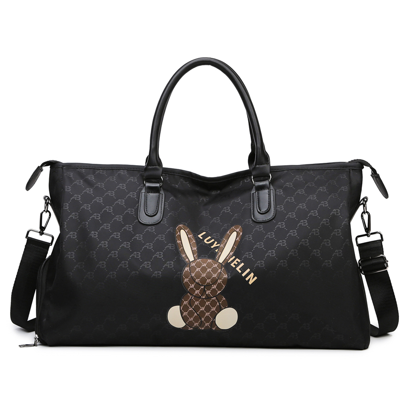 Lightweight Large Capacity Travel Tote Bag for Women - Stylish Sports Fitness Handbag for Short-Distance Journeys