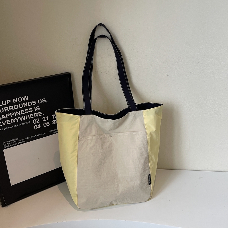 Lightweight Waterproof Nylon Tote Bag for Women - Large Capacity Commuter Shoulder Bag, Versatile Summer Essential