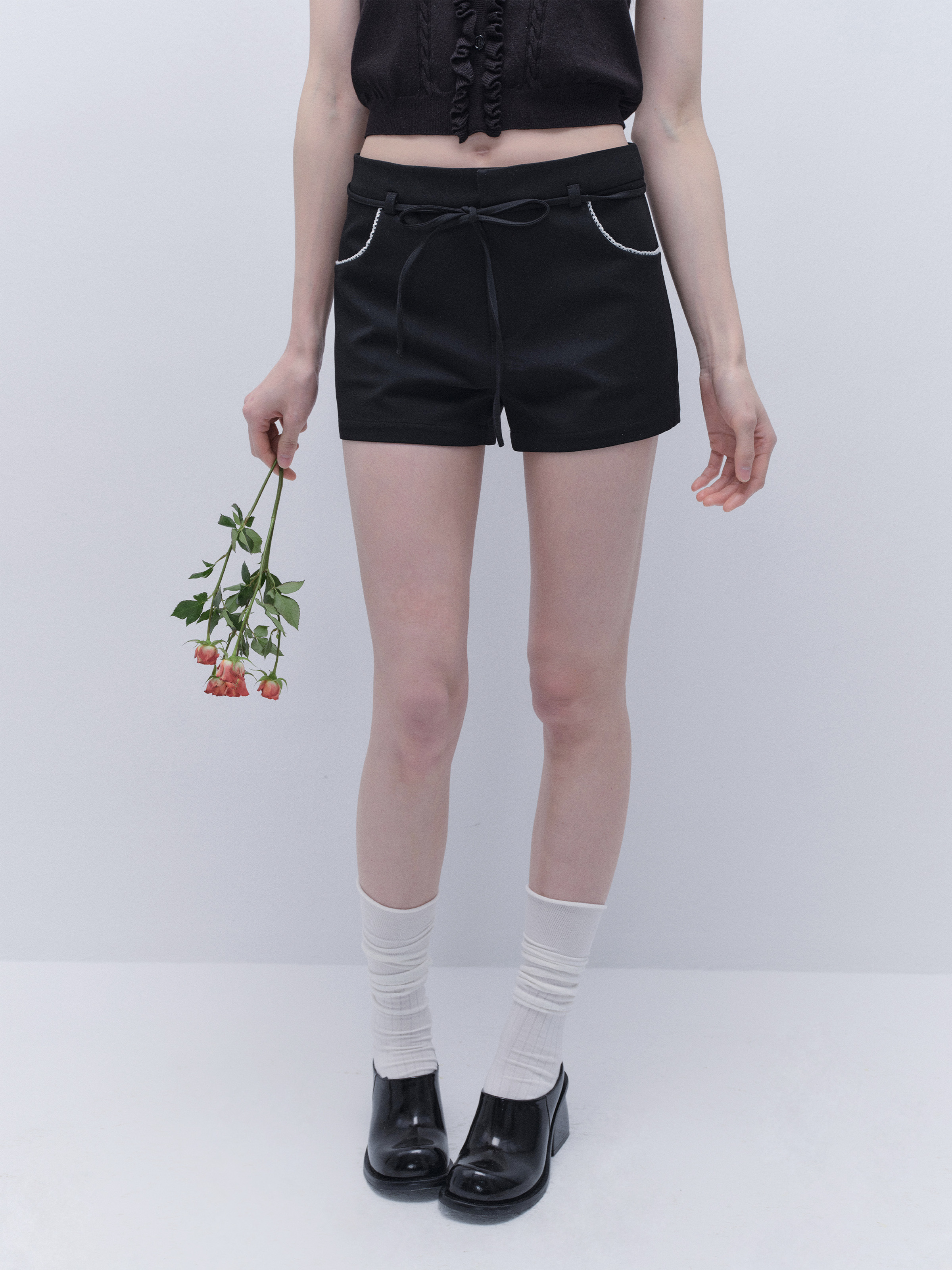 Loose Tie Waist Straight Leg Shorts - Casual Summer Versatile Suit Pants for Effortless Style - 90s Inspired Fashion