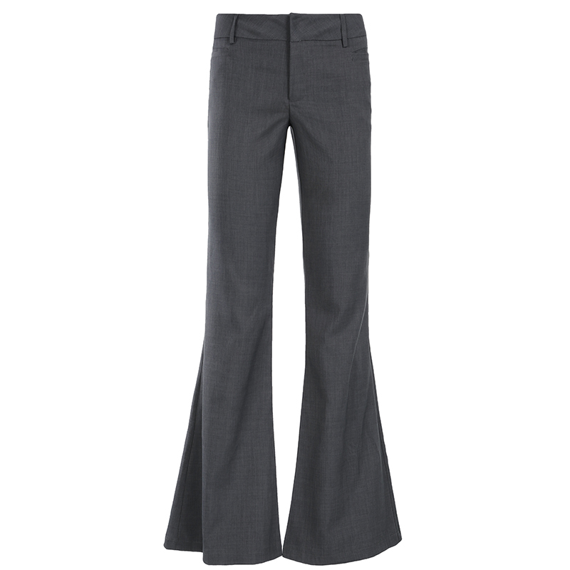 Low-Waist Straight-Leg Flared Casual Pants - Versatile Design for Effortless Style, Perfect for Y2K and Everyday Wear