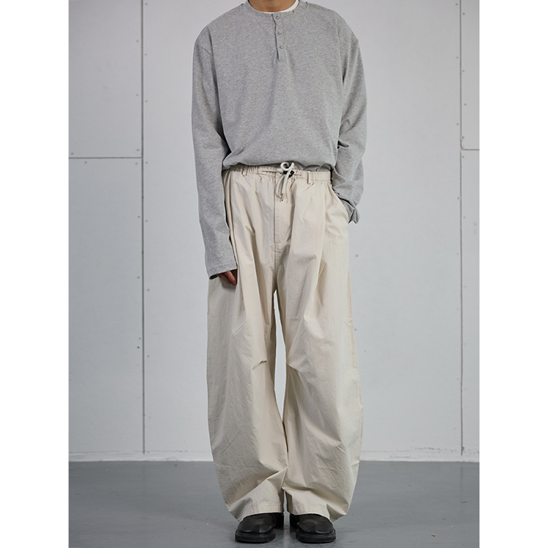 Men's 2025 Summer Wide-Leg Vertical Blade Casual Cargo Pants - Loose Fit Versatile Trousers for a Trendy Look