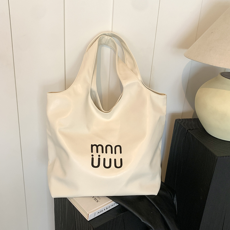 Minimalist Korean Style Tote Bag for Women - Cute Versatile Underarm Shoulder Bag for Summer 2025