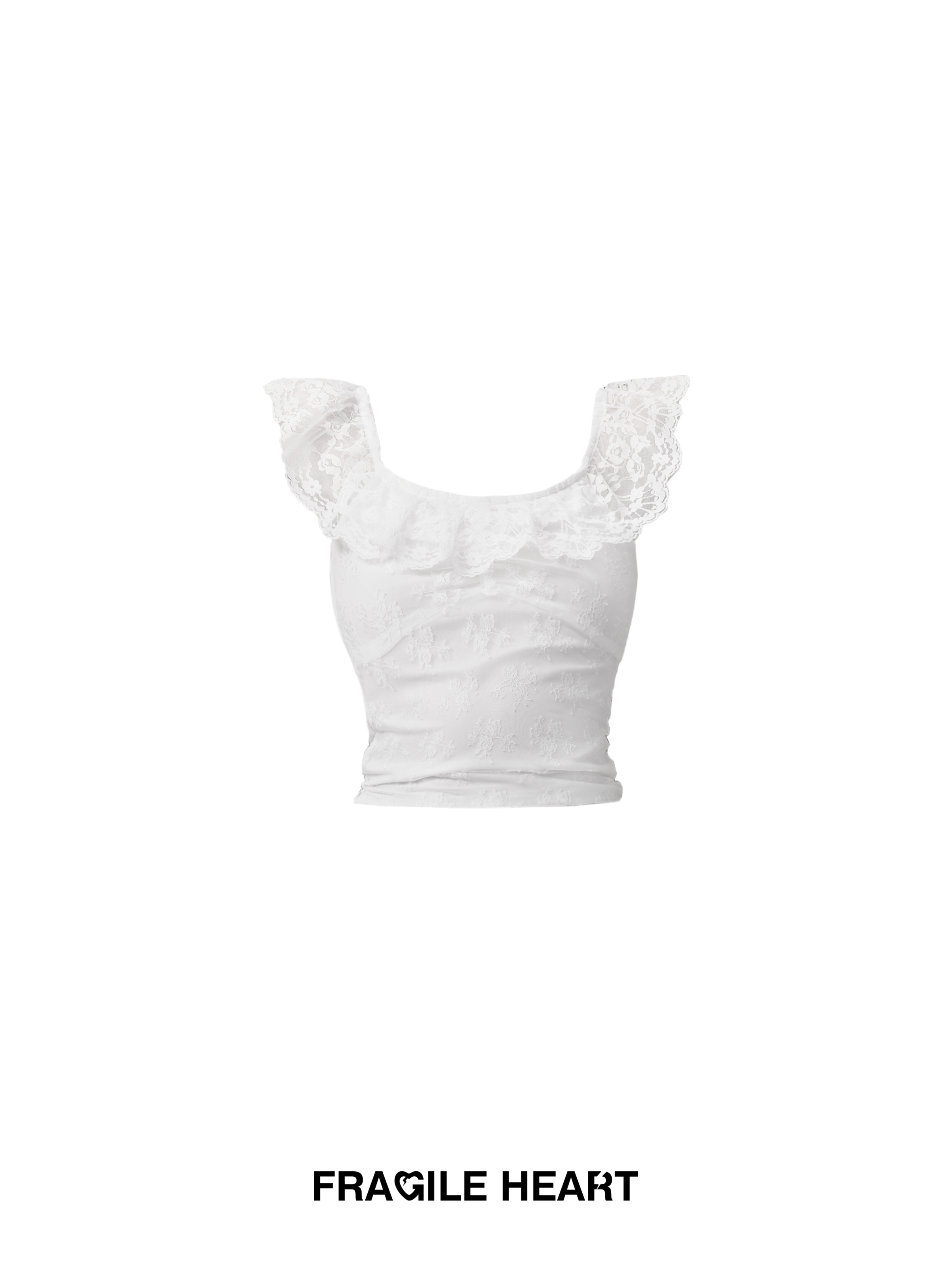 Moon and Sea Romantic Sweet and Spicy Lace Trim One-Shoulder Top and Skirt Set - 90s Inspired Fashion for Trendy Summer Looks