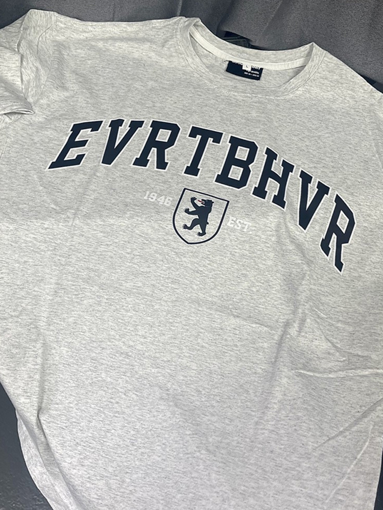 Oversized Gray Retro T-Shirt for Women - Short Sleeve Vintage Y2K American Style Top