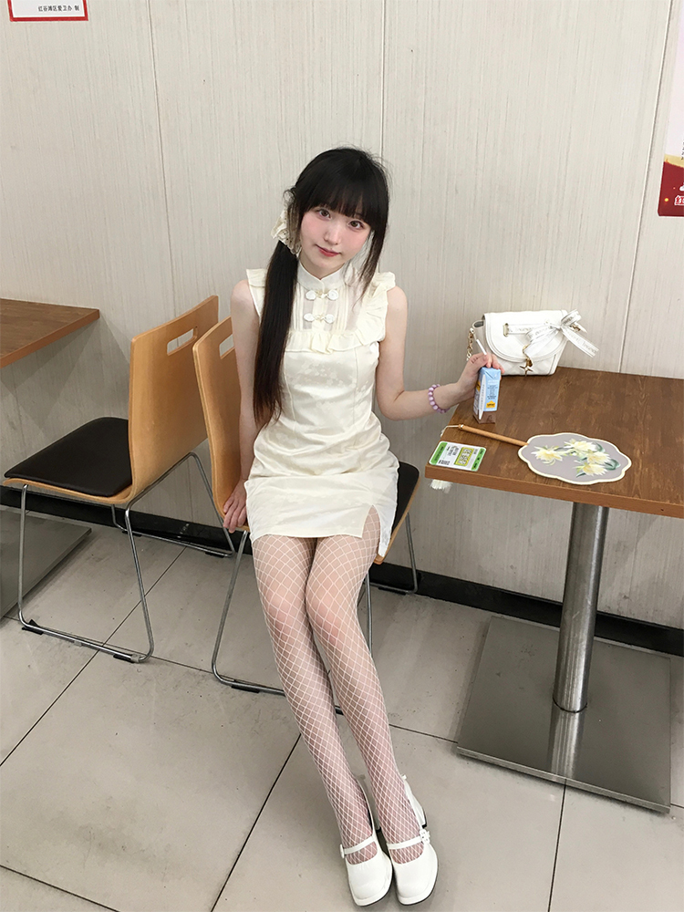 Petite Summer Sweet Pudding Bear Sleeveless Dress for Women - Cute Casual Style, Perfect for Warm Weather and Day Out