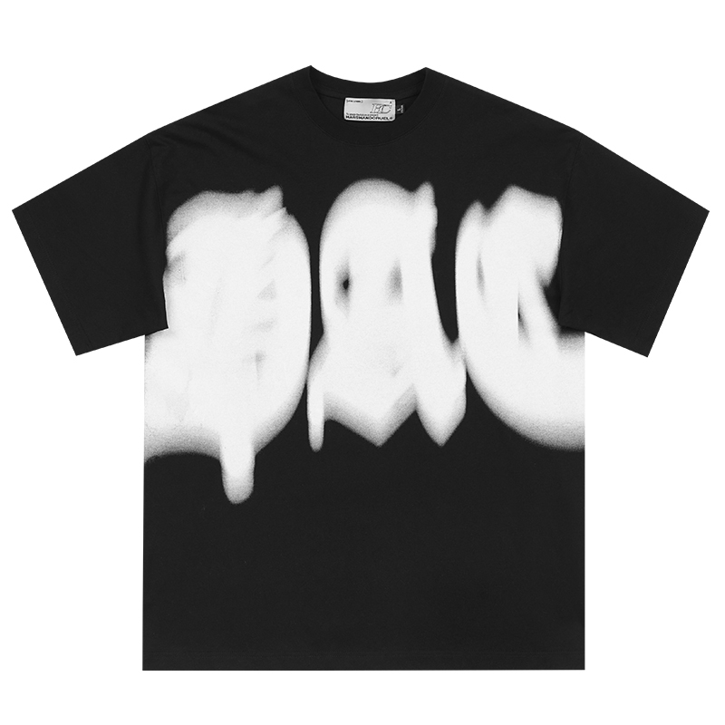 Phantom Gothic Street Style Loose Round Neck Short Sleeve T-Shirt - Trendy Urban Fashion, Y2K Aesthetic, Comfortable Fit