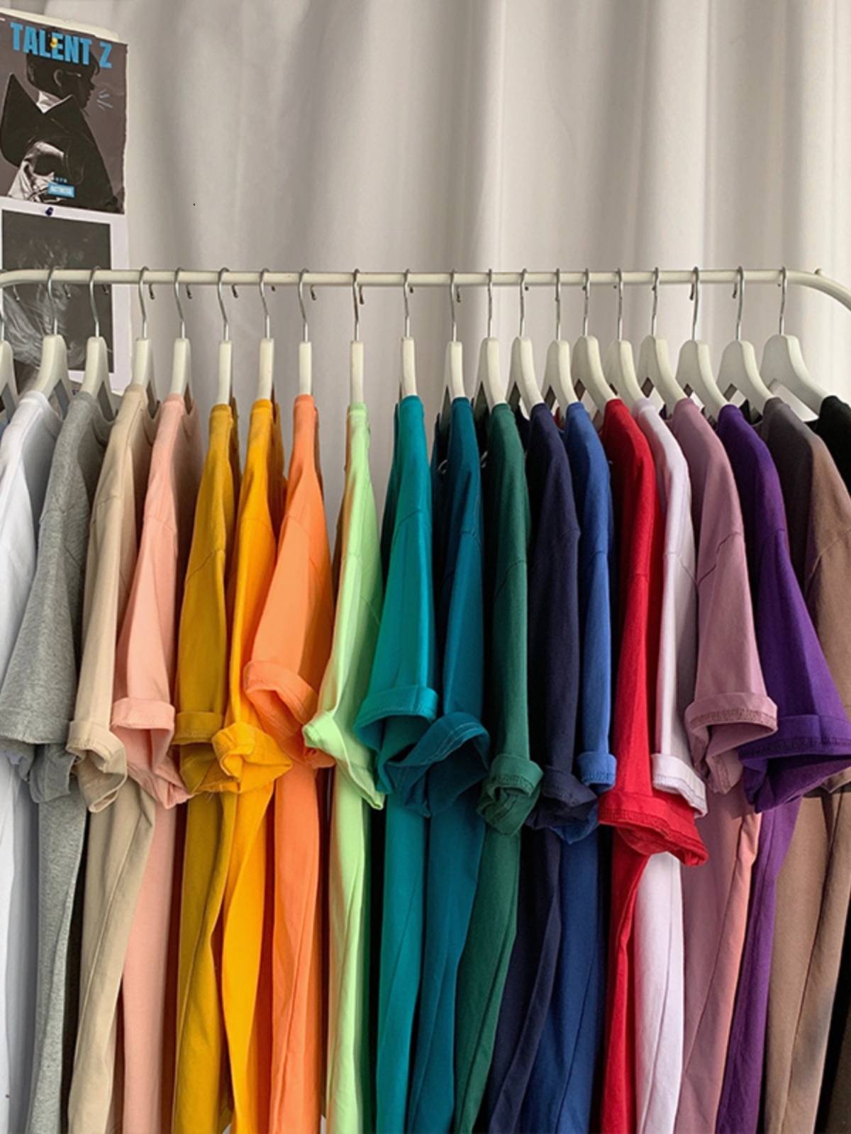 Plus Size Heavyweight Pure Cotton Short Sleeve T-Shirt for Women - Solid Color Unisex Base Tee, Perfect for Couple Outfits