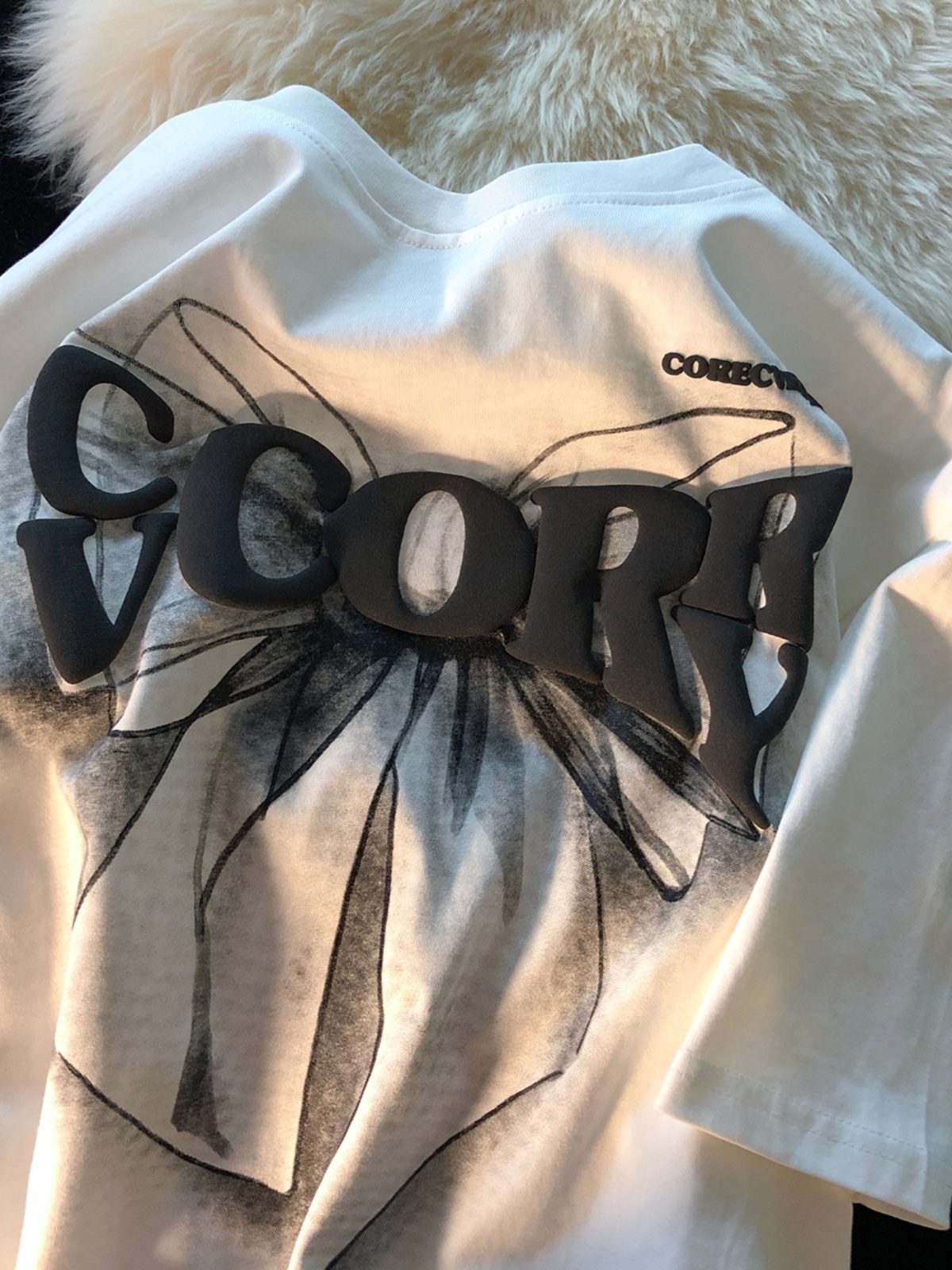 Plus Size Oversized Cotton T-Shirt for Couples - Trendy Casual Style for Plus-Size Women