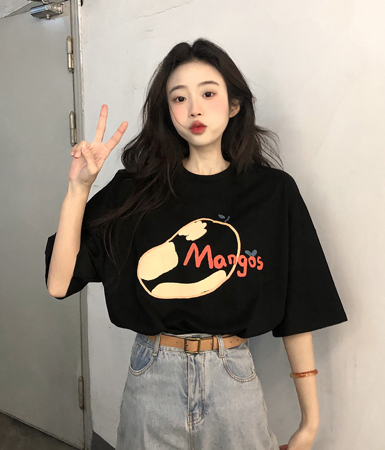 Plus Size Pure Cotton Loose Short Sleeve T-Shirt for Women - Summer 2025 American Style Top, Casual Everyday Wear