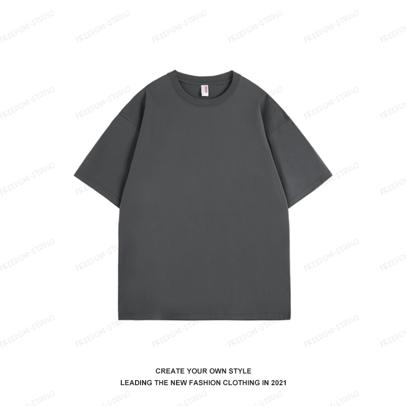 Plus Size Simple Solid Color Short Sleeve Women's Summer T-Shirt - Loose Fit Korean Style Basic Tee for Couples