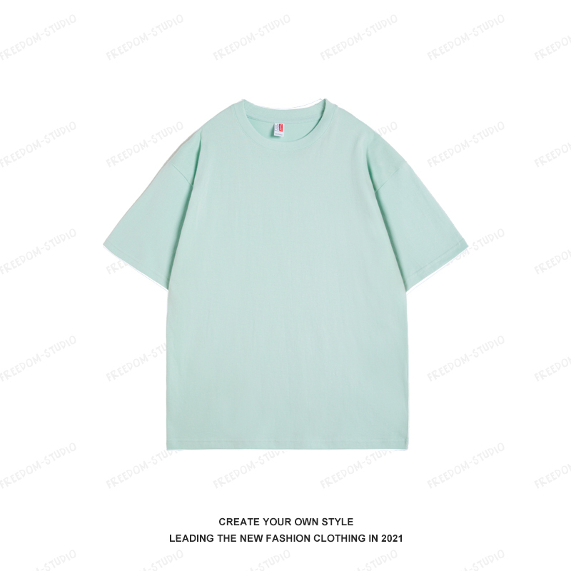 Plus Size Simple Solid Color Short Sleeve Women's Summer T-Shirt - Loose Fit Korean Style Basic Tee for Couples