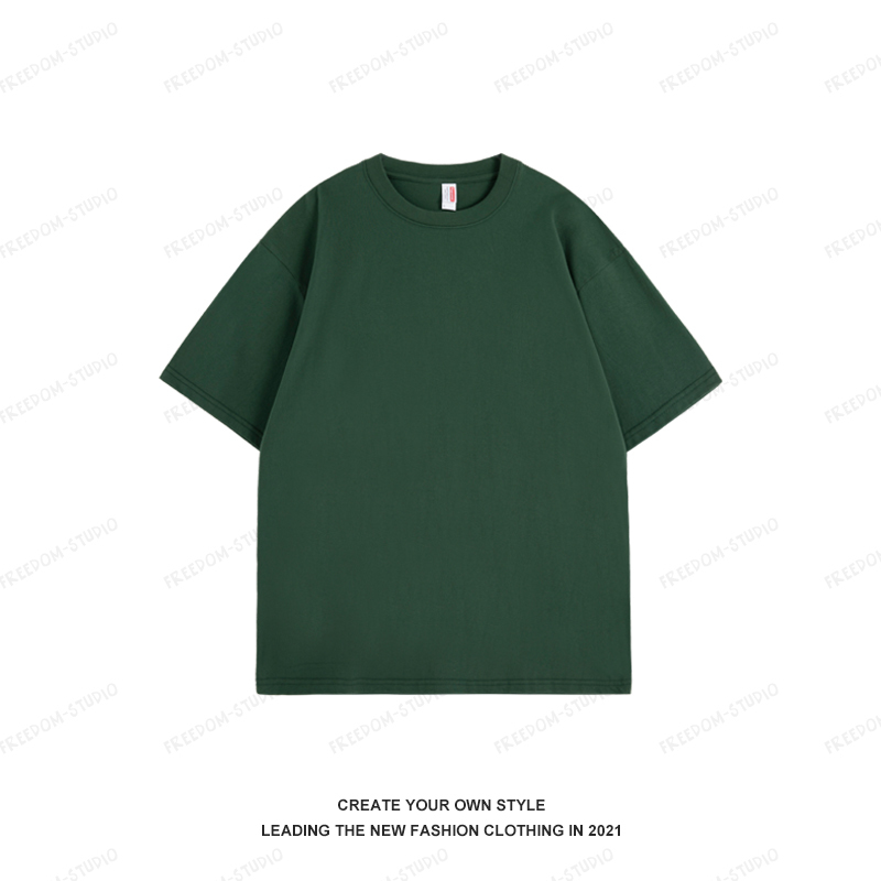 Plus Size Simple Solid Color Short Sleeve Women's Summer T-Shirt - Loose Fit Korean Style Basic Tee for Couples