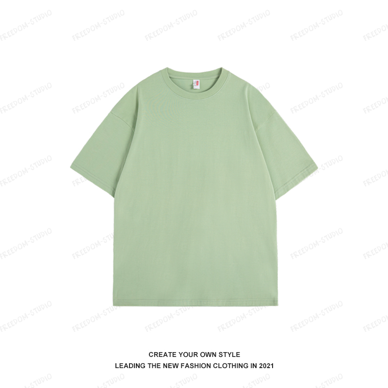 Plus Size Simple Solid Color Short Sleeve Women's Summer T-Shirt - Loose Fit Korean Style Basic Tee for Couples