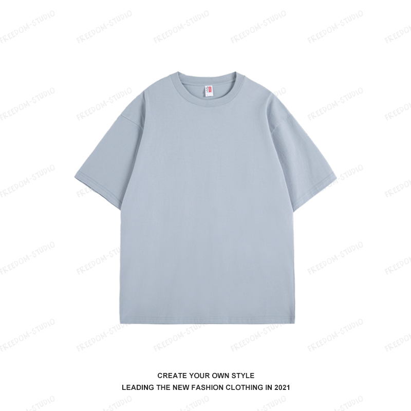 Plus Size Simple Solid Color Short Sleeve Women's Summer T-Shirt - Loose Fit Korean Style Basic Tee for Couples