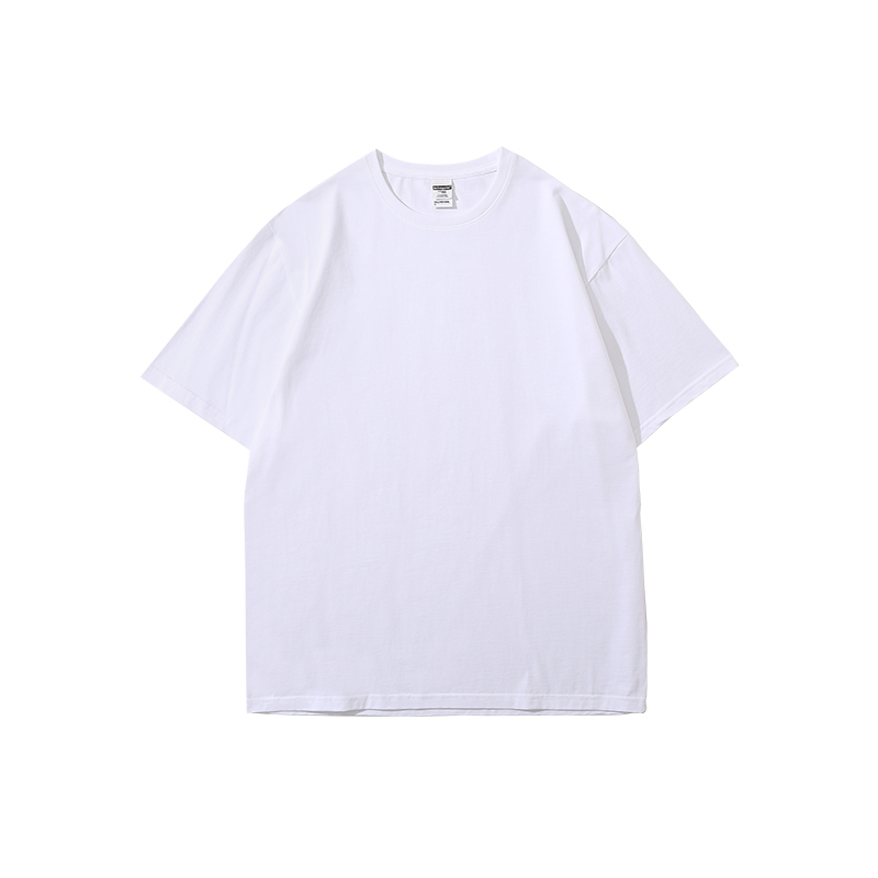 Plus Size Simple Solid Color Short Sleeve Women's Summer T-Shirt - Loose Fit Korean Style Basic Tee for Couples