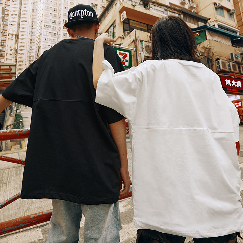 Plus Size Solid Color Basic Short Sleeve T-Shirt for Men - Trendy Loose Bat Sleeve Design, Comfortable and Stylish Everyday Wear