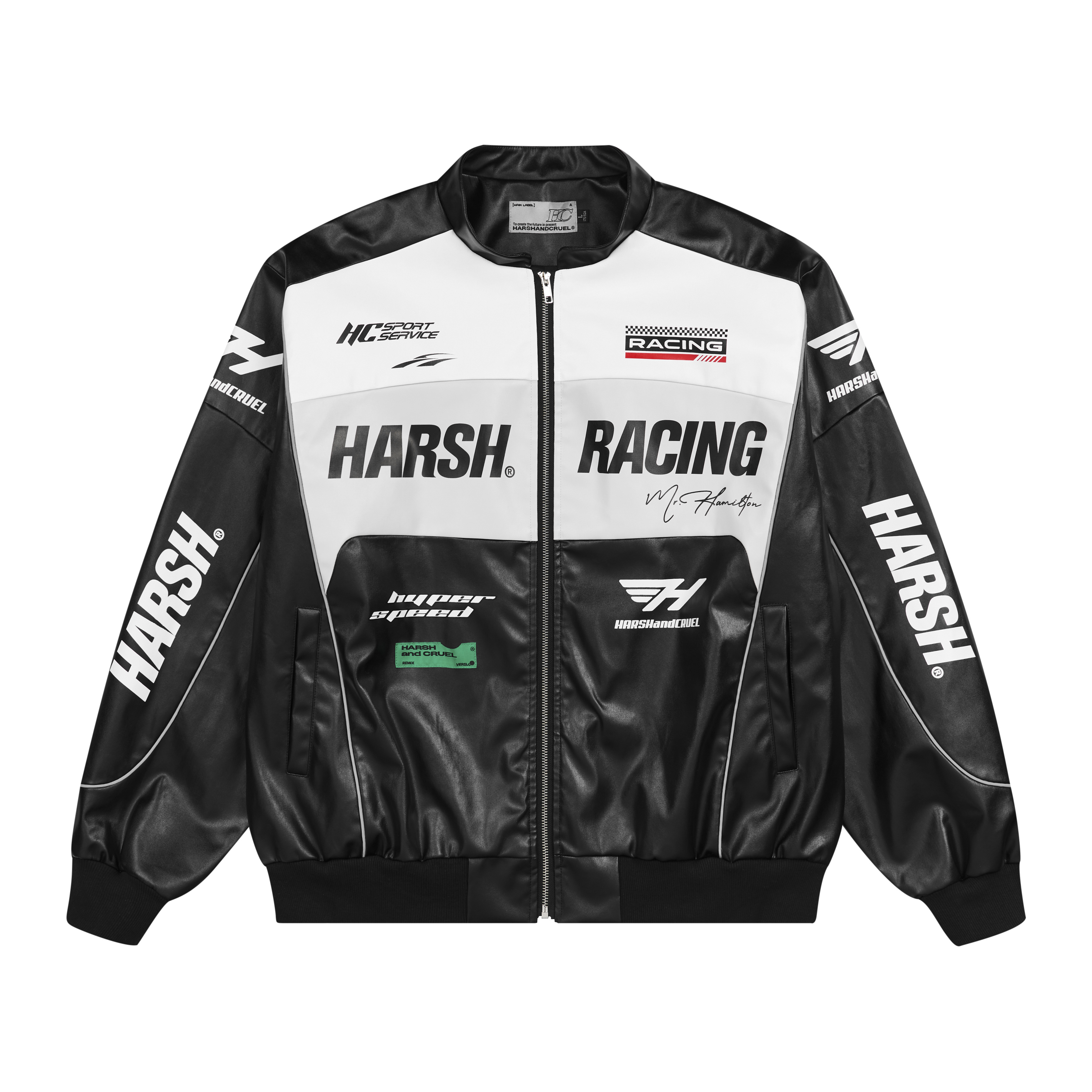 Retro Racing Jacket with Color Block Design - Vintage Inspired 90s Style Outerwear for a Bold Look