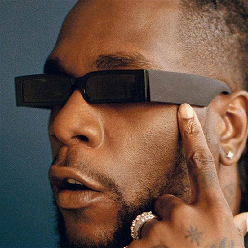 Retro Rectangular Narrow-Frame Sunglasses for Men and Women - Trendy Hip-Hop Street Style, Disco-Inspired Fashion Eyewear