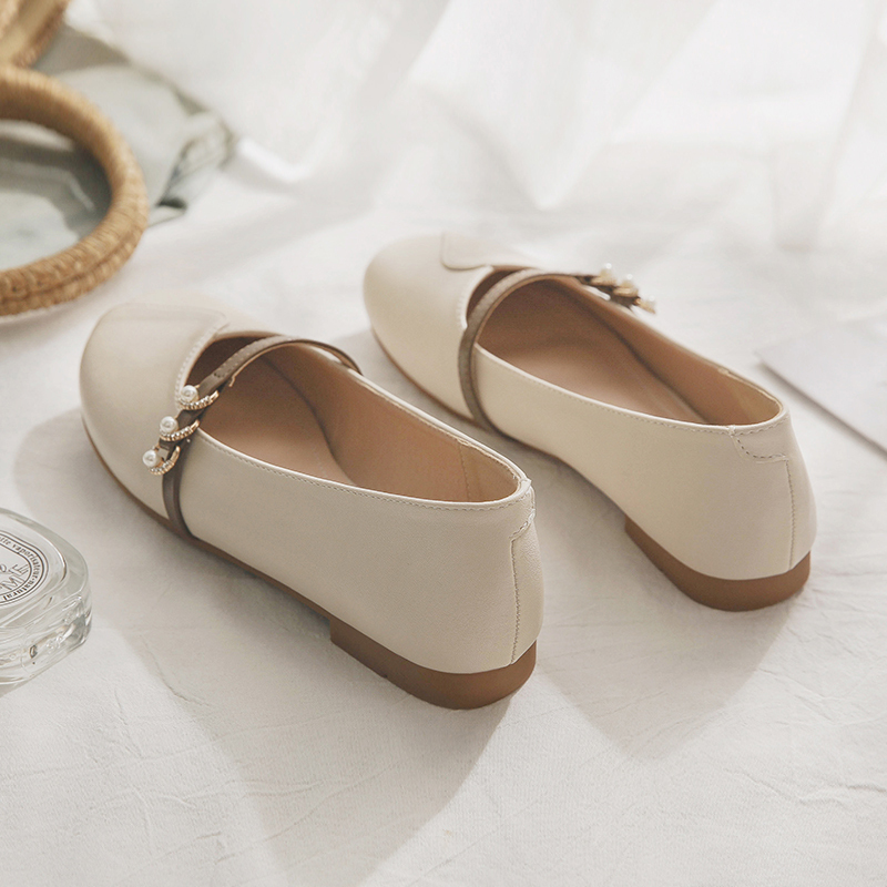 Spring Sheepskin Flat Loafers for Women - French Style Shallow Mouth Shoes Perfect for Skirts - Elegant and Versatile Fashion Footwear
