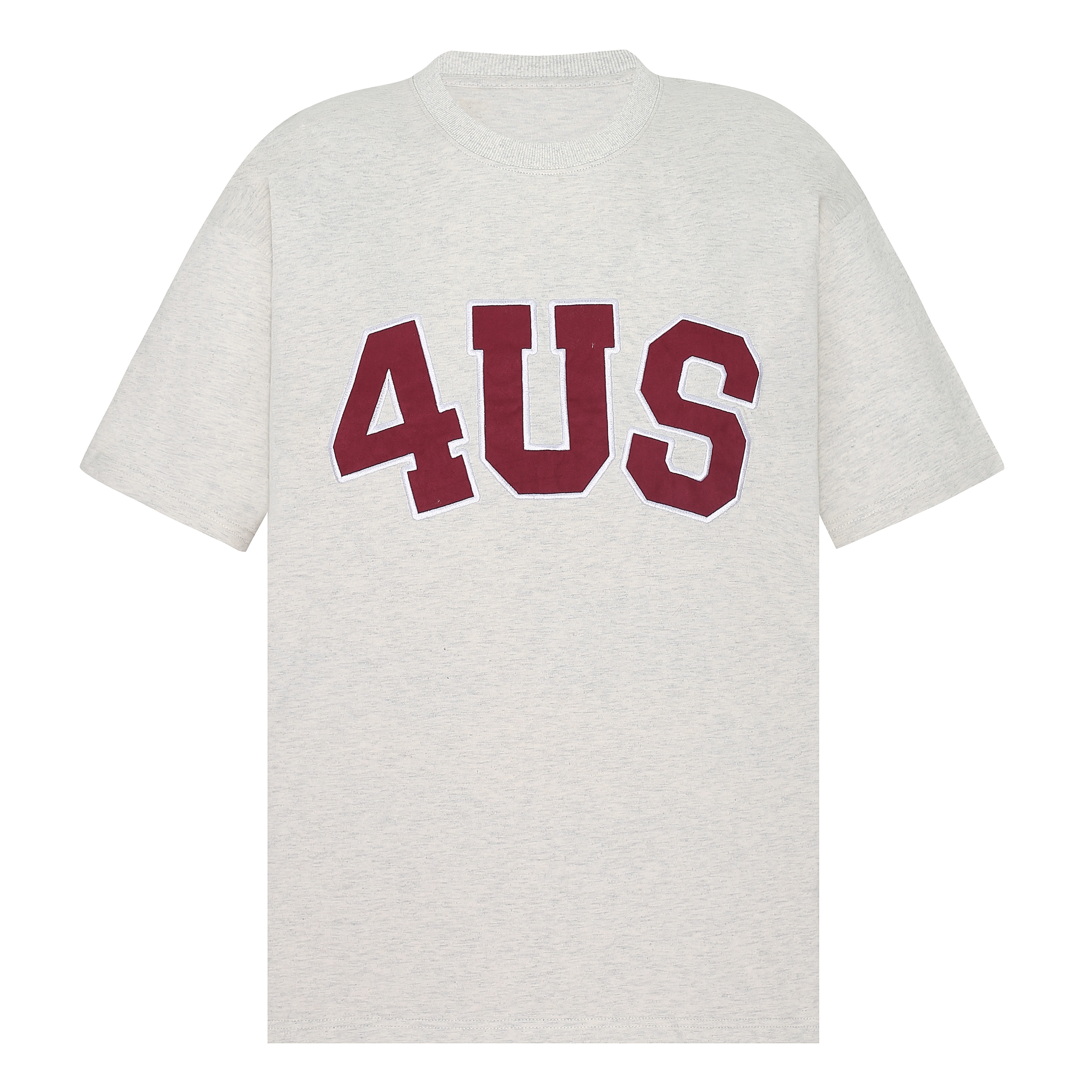 Spring Summer Patch Embroidered Suede Logo Loose Basic Couple T-Shirt - Trendy Short Sleeve Top for Casual Style