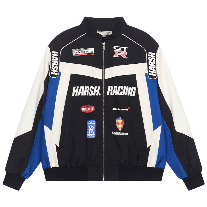 Street Racing Jacket - Harsh and Cruel Design, Urban Style, Trendy Fashion Outerwear