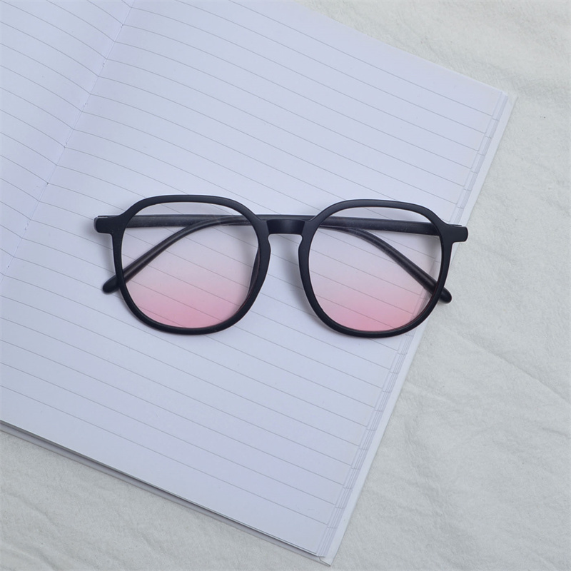 Summer Blush Large Frame Sunglasses for Women - Face Slimming, Versatile Fresh Style, Ideal for Students