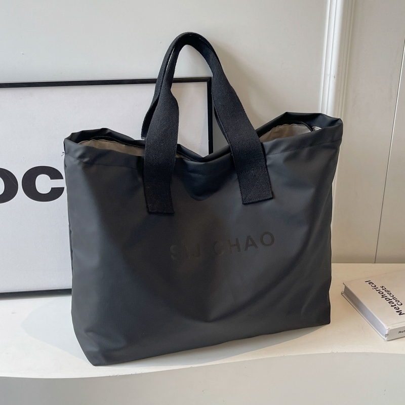 Summer Candy Color Nylon Tote Bag for Women - Large Capacity Versatile Shoulder Bag for Short Trips and Commuting