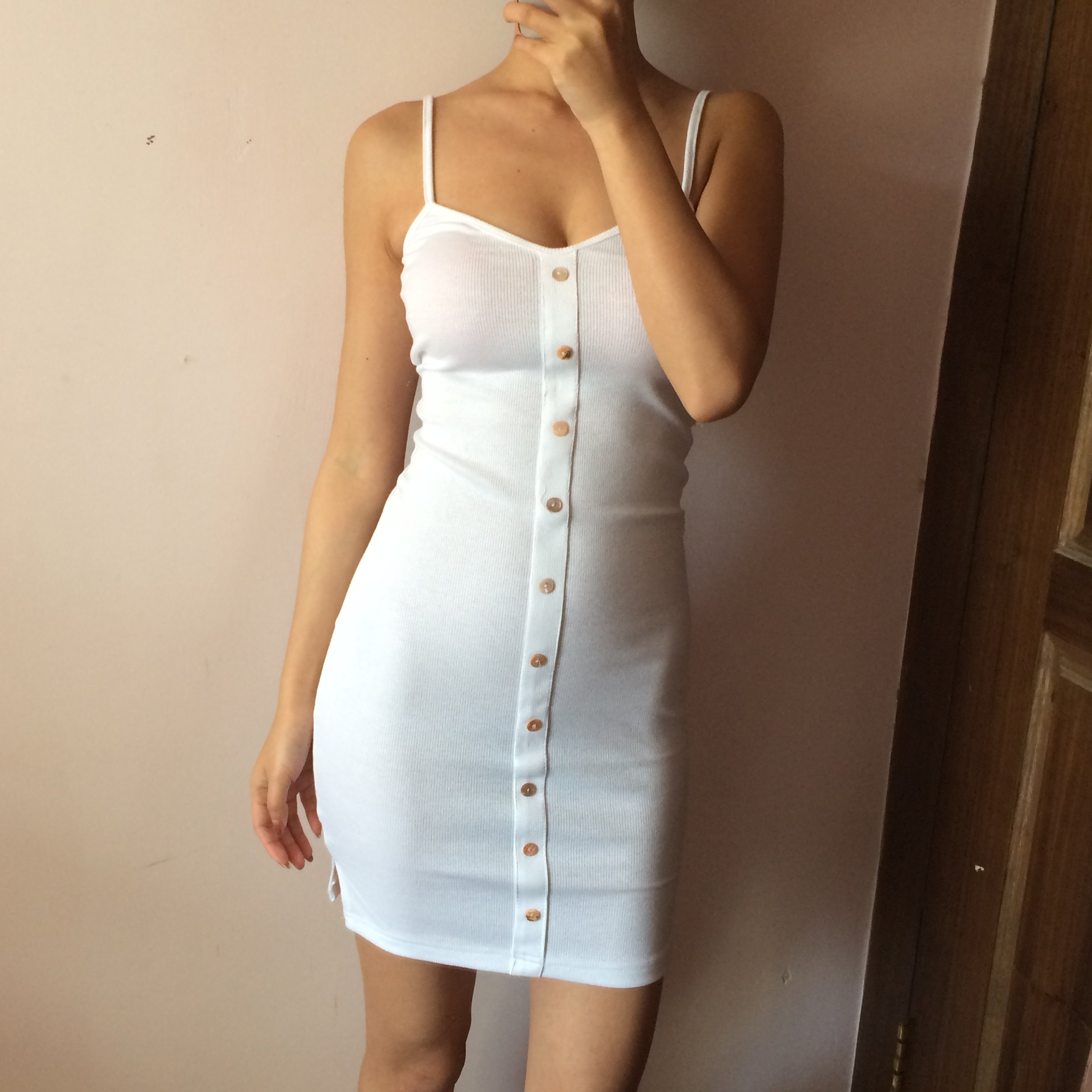Summer Versatile Basic Sexy V-Neck Ribbed Camisole Dress - Trendy 90s Inspired Fashion for Effortless Style
