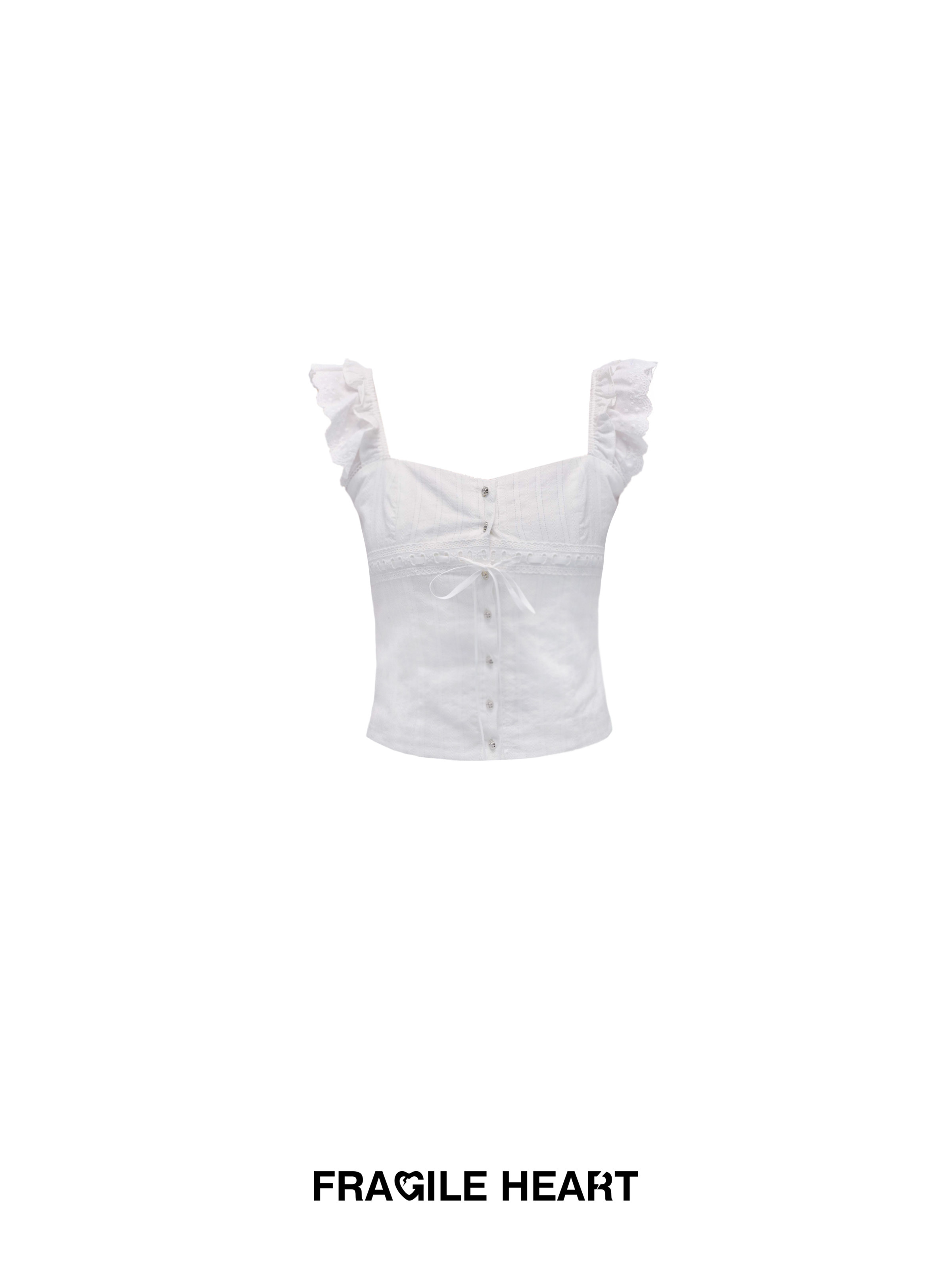 Sweet Tie Sleeve Camisole and Skirt Two-Piece Outfit - Feminine Summer Set, Perfect for Y2K and Boho Style