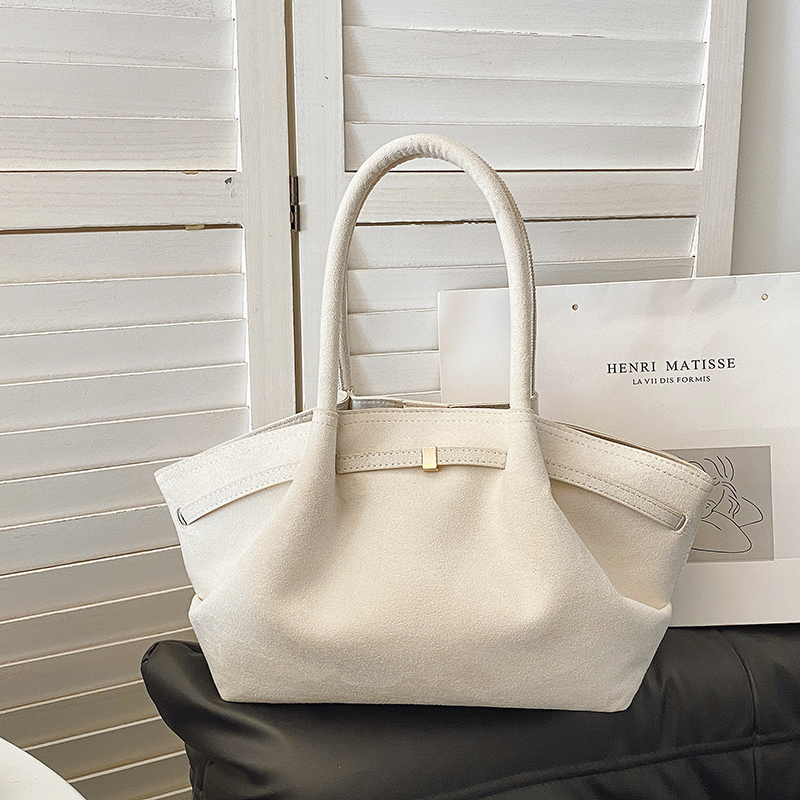Textured Retro Matte Underarm Bag for Women - Large Capacity Tote Shoulder Bag for Spring/Summer 2025 Fashion