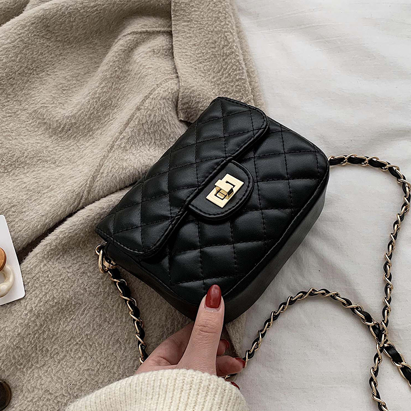 Trendy Diamond Quilted Crossbody Handbag for Women, Korean Style Shoulder Bag, Versatile Fashionable 2025 Design