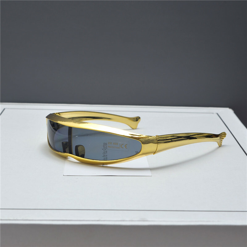 Trendy Punk Retro Laser Sunglasses for Women - Millennial Street Style Cycling and Photography Eyewear