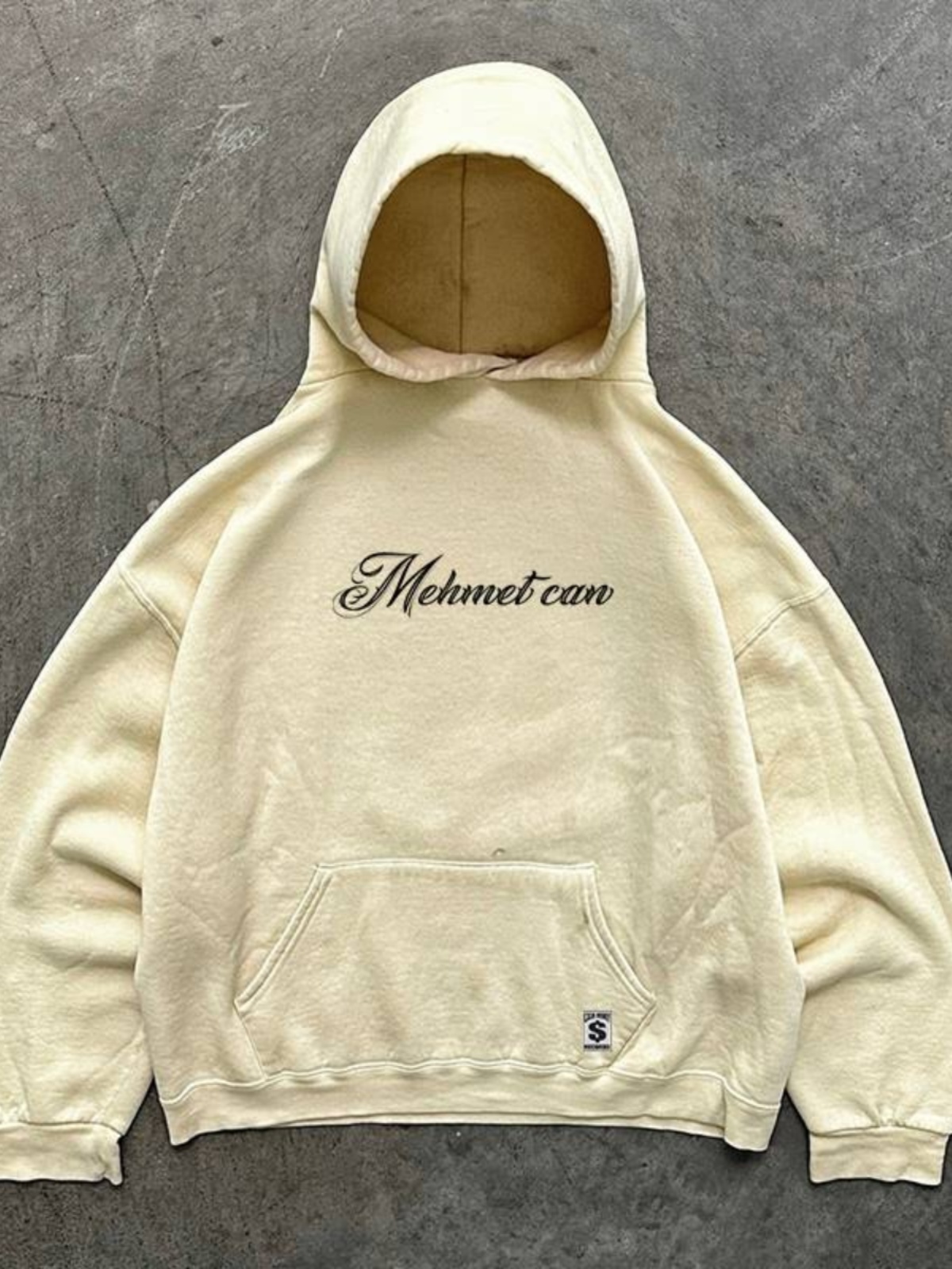 Unisex 400g Heavyweight Cursive English West Coast Hoodie for Charity - Casual Streetwear, Trendy for 90s and Y2K Styles