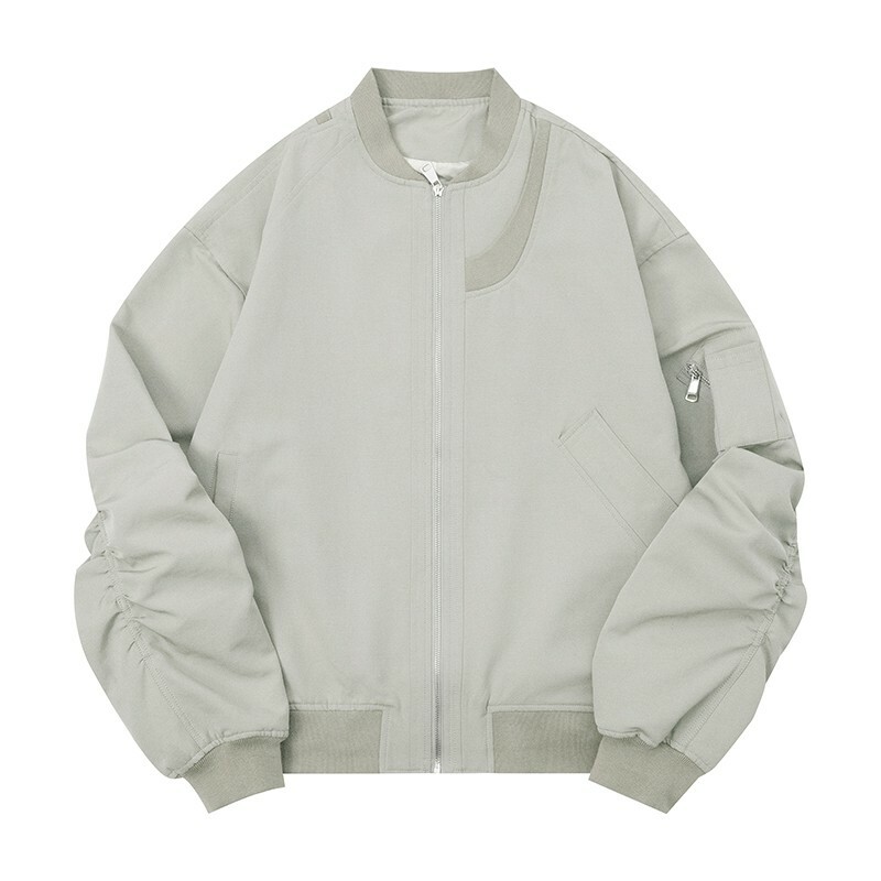 Unisex American Retro High Street Pilot Jacket, Loose Casual Baseball Workwear for Spring and Autumn Fashion