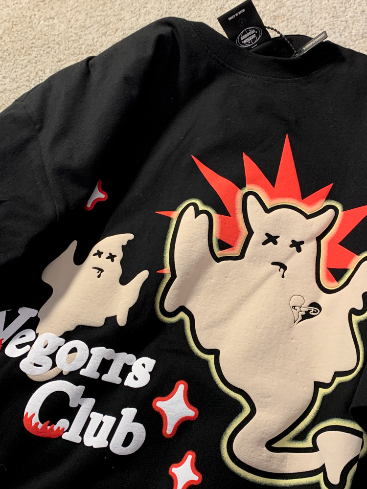 Unisex Plus Size Fun Ghost Cartoon Short Sleeve T-Shirt - Loose Fit Cotton Couples Top for Men & Women