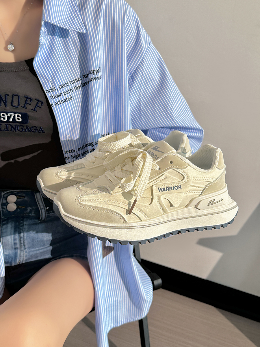 Unisex Summer Mesh Sneakers - Breathable Soft Sole White Sports Shoes, Versatile Dad Shoes for Casual and Active Wear