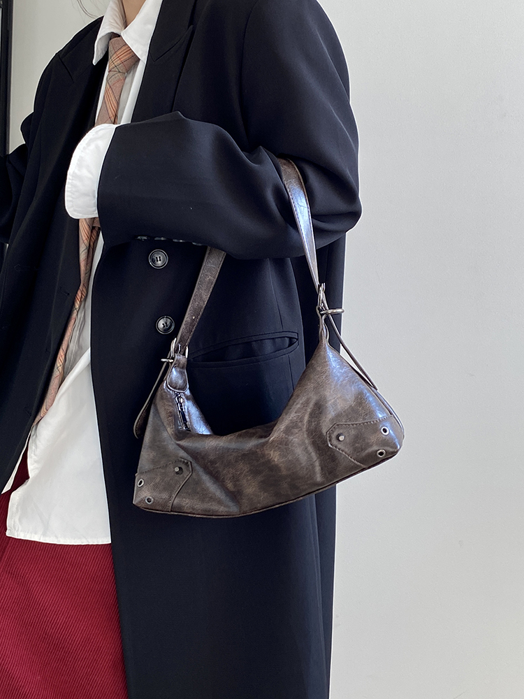 Vintage High-End Women's Melard Underarm Bag - Versatile Stylish Shoulder Crossbody Tote for 2025 Fashion