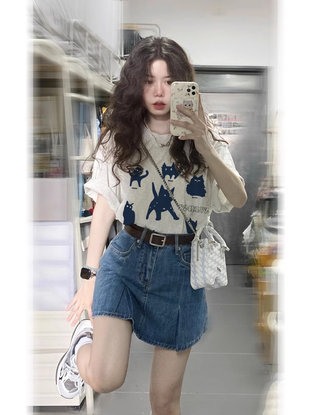Vintage-Inspired Pure Cotton Loose Fit Short Sleeve T-Shirt for Men and Women, Plus Size, Niche Half-Sleeve Trendy Top
