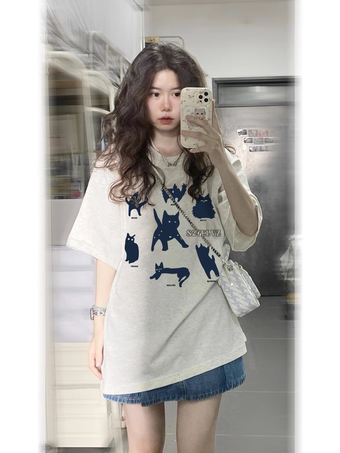Vintage-Inspired Pure Cotton Loose Fit Short Sleeve T-Shirt for Men and Women, Plus Size, Niche Half-Sleeve Trendy Top