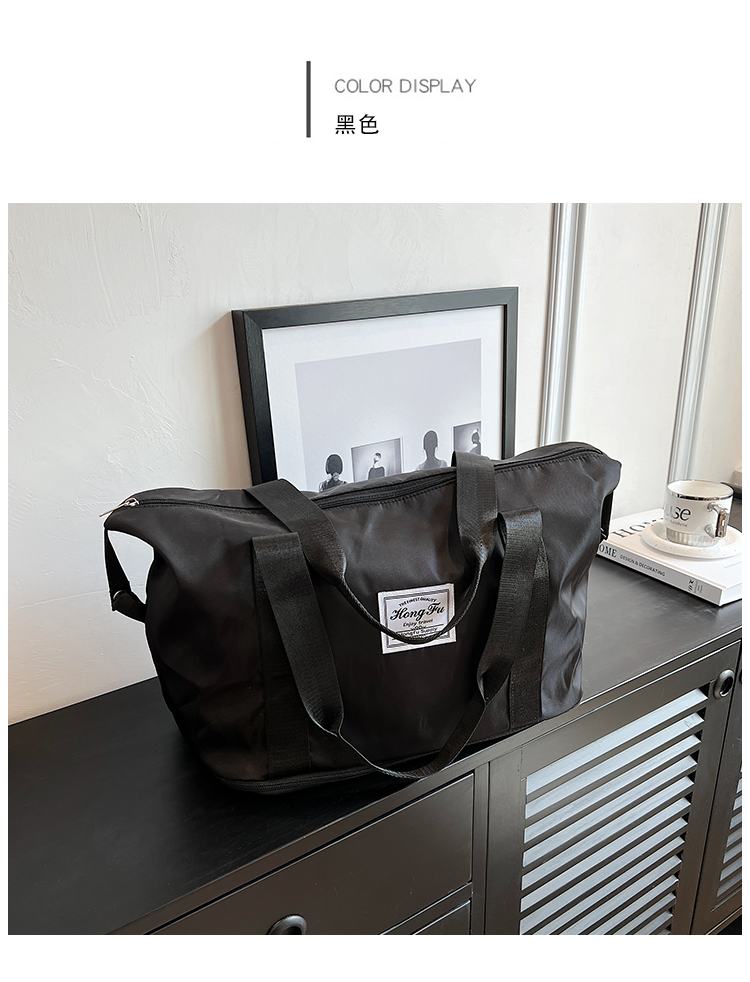 Waterproof Nylon Tote Bag for Women - 2025 Large Capacity Shoulder Bag for Short Trips and Travel