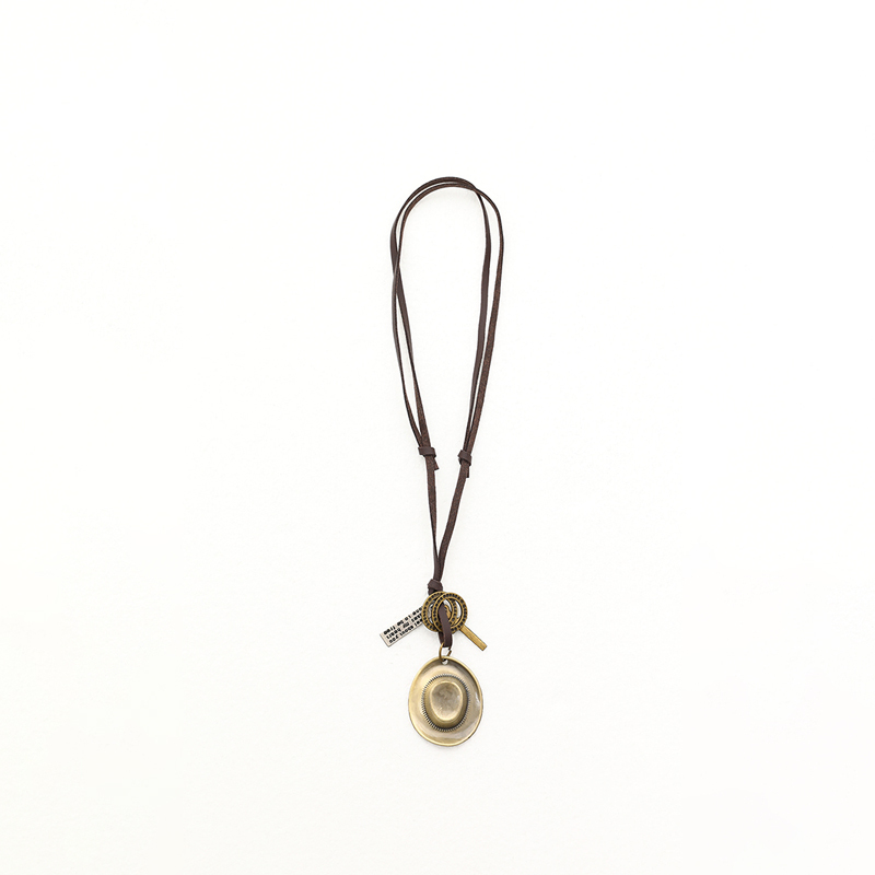 Western Cowboy Pendant Necklace - Retro American Style Personalized Fashion Jewelry Trendy Accessories