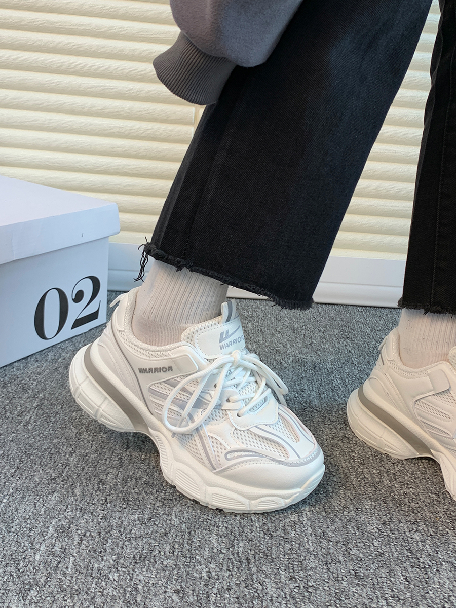 Women's Breathable Mesh Dad Sneakers - Summer Versatile Sports Shoes, Trendy Couples Footwear for Casual Style
