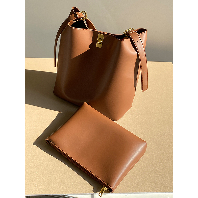 Women's Casual Bucket Bag - High-Quality Commuter Shoulder & Crossbody Bag for Everyday Use