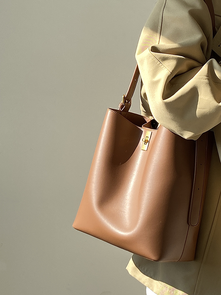 Women's Casual Bucket Bag - High-Quality Commuter Shoulder & Crossbody Bag for Everyday Use