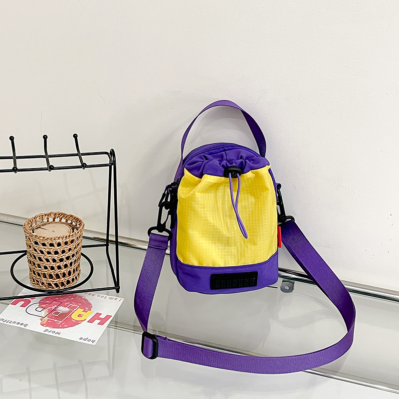 Women's Casual Crossbody Water Bottle Bag and Phone Holder - Portable Oxford Cloth Sports Bag for Summer 2025